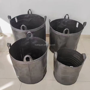 Bolsas DE CULTIVO DE PP Anti-UV HOKBG de <span class=keywords><strong>10</strong></span> galones para plantas, contenedor para plantar, bolsa tejida negra, macetas y macetas de jardín, precio de fábrica - Product Image 5
