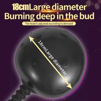 Énorme Dildo Gonflable pour Massage de la Prostate, Grand Plug Anal à Particules, Dilatateur Vaginal, Jouets Sexuels Anaux