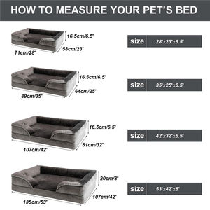 Kuzu ortopedik köpek yatağı-su geçirmez bellek köpük yumurta-sandık büyük boy toptan özel Pet tıbbi yatak - Product Image 2