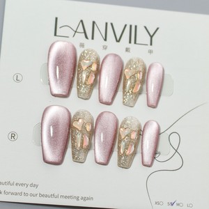 RONIKI Uñas Postizas Gruesas y Duraderas, Material de Gel Suave, Puntas de Uñas Artificiales Reutilizables, Completas - Product Image 5