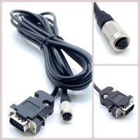 Großhandel Fabrik preis 4Pin M8 M12 D-Sub-Kabel anpassen 9Pin Stecker Stecker Verlängerung kabel