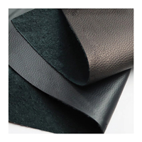 Feuilles de cuir PU noir de haute qualité pour la fabrication de chaussures