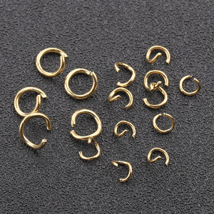 Aros Abiertos de Acero Inoxidable, Anillos en C, Accesorios para Joyería, Colores Variados, Accesorios para Manualidades, 10mm 12mm 14mm - Product Image 3