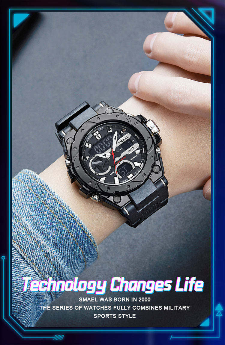 Digital Watch Orologi Smael Amazon Smael Jam Tangan Digital Pria