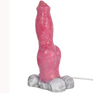 FAAK New Fantastic Animal <b>Dildo</b> Werewolf Squirting <b>Dildo</b> Ejaculation Sex Toy Foe Women G-spot Stimulation Silicone Penis - Product Image 4