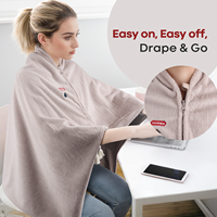 Poncho chauffant zippé élégant à 3 modes pour la chaleur, les trajets quotidiens, les sorties en plein air et les rendez-vous (personnalisable)