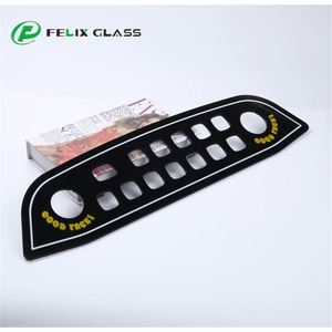 Verre trempé personnalisé par le fabricant avec impression sérigraphique pour panneau de commande de machine de jeu - Product Image 1
