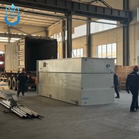Station de traitement des eaux usées ETP, station de traitement des eaux usées de blanchisserie, conteneurisé, traitement des eaux usées de lavage de plastique, recyclage