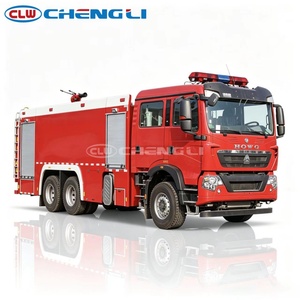 Camión de Bomberos HOWO con Tanque de Agua 6X4, Camión Contra Incendios con Bomba para Extinción de Incendios - Product Image 2