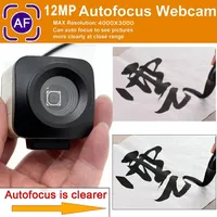 Caméra vidéo mini PC 4K 12MP autofocus USB CMOS IMX362 OTG UVC Plug & Play pour numérisation de documents et diffusion en direct