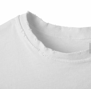 <span class=keywords><strong>T</strong></span>-shirt Vintage da Uomo in Cotone 100% Stile Streetwear, Taglio Boxy, Stampa DTG Personalizzata, Grafica Hip-hop Oversize Lavorata a Maglia con Motivo - Product Image 2