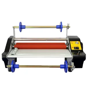 A3 Laminator Roll To Roll Transfer Panas/Dingin Pet Film A-B Film Mesin Laminating untuk Printer UV DTF