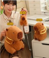 HY198 Offre spéciale de haute qualité Capybara doux poupée sac à dos eau cochon d'inde en peluche mignon gros Capybara en peluche jouet