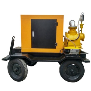 Bomba centrífuga autocebante de 8 pulgadas para lodos con motor 80 City, bomba de transferencia de aguas residuales sin obstrucciones - Product Image 2