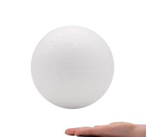 White Craft Styrofoam Balls Polystyrene Balls for Holiday Christmas Crafts Making and School Modeling Projects