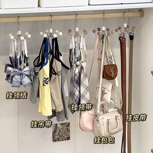 Organizador de Armario Giratorio de 360 Grados con Seis Ganchos de Metal Pulido para Uso en el Hogar y Dormitorio - Product Image 3