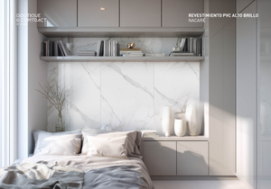 Pannello NACARE ad Alta Lucentezza con Rivestimento in PVC 2600 X 540 per Casa e Abitazioni - Product Image 3