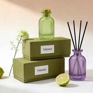 ขวดแก้วใส่น้ำหอมปรับอากาศแบบรีฟิล รูปทรงพิเศษ ขนาด 50 มล. 100 มล. 150 มล. 200 มล. 500 มล. พร้อมกล่องของขวัญ - Product Image 2