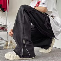 Jeans pour hommes Republic Hem, coupe ample, en denim, style décontracté, pour l'État démocratique, vente en gros