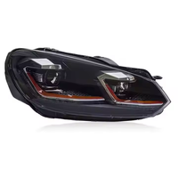 Phares LED adaptés à Volkswagen Golf 6 2009-2012 Golf Mk6 LED DRL Phares HID Angel Eyes Bi-xénon Accessoires