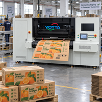 Imprimante industrielle numérique à haute vitesse Yotta S1600, fournie par le fabricant, pour l'impression en une seule passe sur les emballages, les cartons ondulés