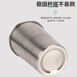 Лидер продаж, пивная чашка с логотипом на заказ, дорожная кофейная 304 из нержавеющей стали, пинта, Штабелируемая - Product Image 3