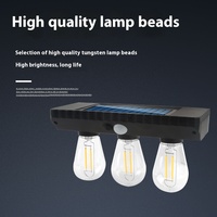 Énergie Corps Humain Induction Super Lumineux Étanche Ampoule Lampe Extérieure Solaire Led Applique Murale