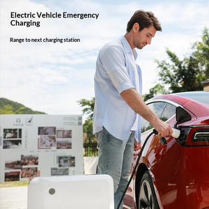 Alimentation portable de camping 3600W 5kWh avec roues, coque en aluminium, batterie LiFePO4 pour camping-car, randonnée, éclairage extérieur - Product Image 3