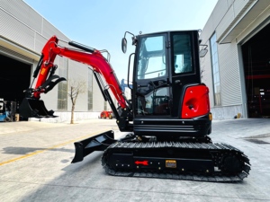 <span class=keywords><strong>Mini</strong></span>-excavatrice robuste et durable pour moteur, <span class=keywords><strong>godet</strong></span> de 0,12 m, moteur de 2500 kg, impression UV personnalisée, cabine entièrement fermée, certifiée EPA - Product Image 5