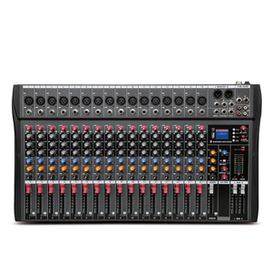 มิกเซอร์ดิจิตอลสำหรับดีเจ รุ่น Lane CT-160L 16 แชนแนล พร้อมเพาเวอร์แอมป์ในตัว 16DSP และพลังแฟนทอม 48V ปลั๊กแบบ US - Product Image 2