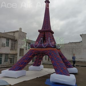 Modelo Inflable de la Torre <span class=keywords><strong>Eiffel</strong></span> de 6 m de Altura, Material Oxford Gigante, Decoración para Fiestas y Eventos Publicitarios, Incluye Inflador de Aire - Product Image 5