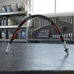 New QSP for Mercedes OEM Axor R/C & Axor C Truck Brake <b>Hose</b> <b>Rubber</b> 68cm Heavy Duty Europe 2004-2013 OE A0004205648 - Product Image 3