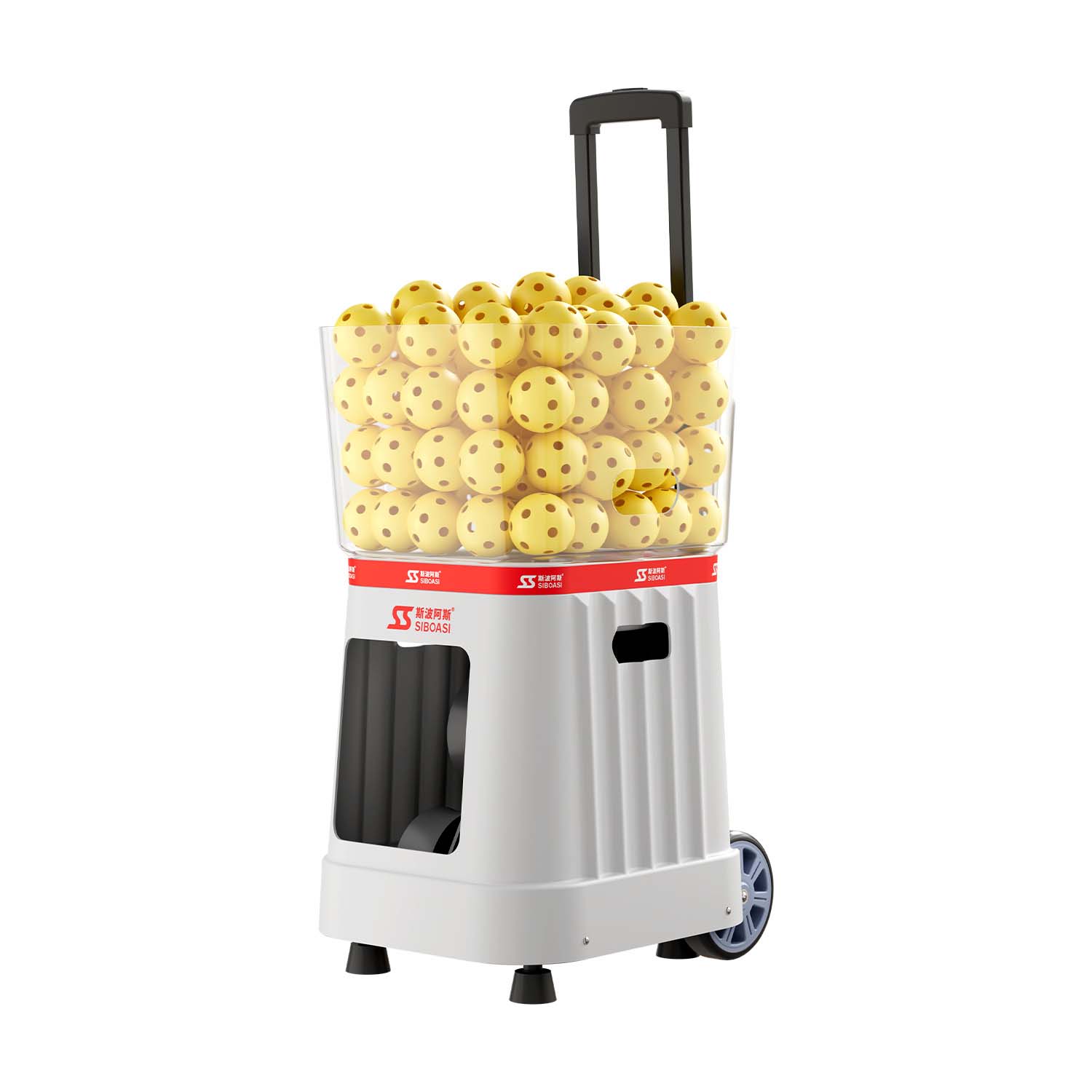 Intelligent Portable Pickleball Sports Equipment Automatic Ball Launcher Voice Control Professional Indoor Outdoor Solo Practice