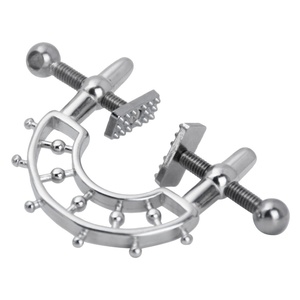 Pinzas para pezones QKKQ con cinturón y cadena de cuentas, pinzas para pezones para parejas, BDSM, bondage, pinzas para pezones, juguetes sexuales - Product Image 5