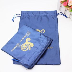 Pochette en satin luxueuse parfumée à la lavande avec cordon de serrage, emballage cadeau avec une texture de satin exceptionnelle - Product Image 3
