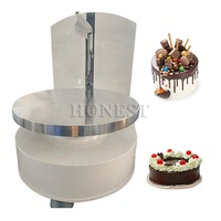 Machine de décoration de glaçage de gâteau automatique durable/machine de glaçage de gâteau d'anniversaire/revêtement de glaçage de crème de gâteau