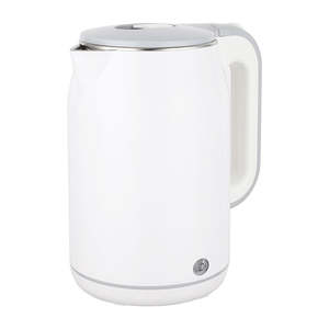 Hervidor Eléctrico de Acero Inoxidable de Doble Cubierta FADA, Capacidad de 1.6-2.0L, Base Giratoria de 360°, Protección Contra Ebullición en Seco, Directo de Fábrica - Product Image 2