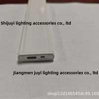 Lampe à induction fluorescente en plastique transfrontalière à détection de mouvement (main ou corps humain), bande lumineuse latérale, pour armoire intérieure et extérieure