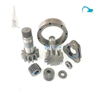 Piñón del Eje de Transmisión del Motor de Giro para Miniexcavadoras ZX17 IHI 18/20 Kubota U17 U20 Yanmar B17 B20