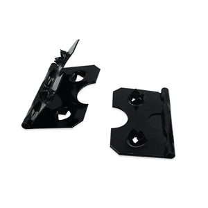 6241 <b>Black</b> Hinge Flush Mount Iron Furniture Hinge For <b>Photo</b> <b>Frame</b> Back Panel Concealed Hanging Barbs Minimalist Design - Product Image 3