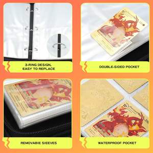 批发工厂400口袋交易活页夹卡储物书定制标志名片夹袋口袋妖怪卡中国制造 - Product Image 5