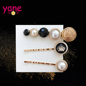 Conjunto de 3 pinzas para el pelo para mujer, accesorios para el pelo, pasadores para el pelo, moda YANE - Product Image 3