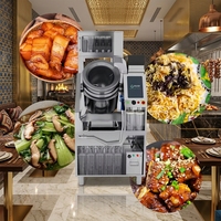 Robot de cuisson intelligent en acier inoxydable à économie d'énergie pour nouilles et riz, machine automatique pour faire sauter les nouilles et le riz