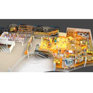 Équipement de terrain de jeu intérieur modulaire écologique de qualité commerciale, bords antidérapants, labyrinthes pour enfants - Product Image 3