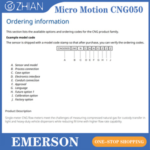 เครื่องวัดการไหลของมวลและความหนาแน่นแบบโคริออลิส CNG050 ความแม่นยำสูง สำหรับเครื่องจ่ายก๊าซ - Product Image 3