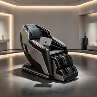 Silla de Masaje Plegable Comercial para Salas de Espera de Aeropuertos, Estilo Oficina, Gravedad Cero, Masaje 4D para Áreas VIP