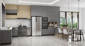 Ensemble de cuisine moderne de haute qualité avec évier et plan de travail en marbre, meubles élégants pour la conception de votre cuisine - Product Image 4