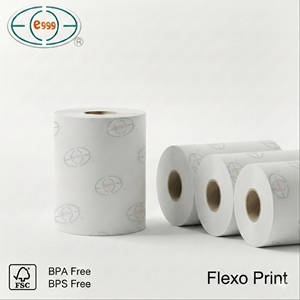 80x80mm Thermal Receipt <b>Paper</b> <b>Roll</b> 48gsm for Convenience Store POS OEM Custom Logo - Product Image 2