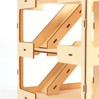 Modèles de maisons en bois de haute qualité Kits de modèles de maisons en bois DIY Jouets éducatifs artisanaux en gros Modèles de maisons amusants Puzzles 3D