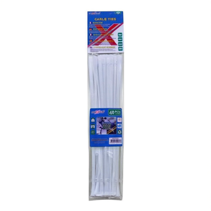 Bridas para cables de 5x200 mm, negras, paquete de 20 unidades para organización de cableado eléctrico - Product Image 2